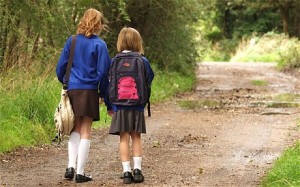 Know what route your children will be taking if they walk or ride their bike to school.